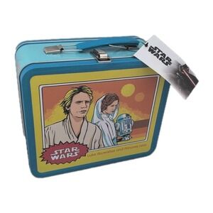 Star Wars Luke Skywalker Princess Leia Tin Lunchbox by Funko Retro - New
